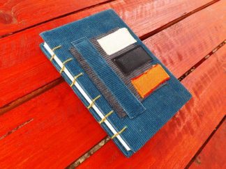 jurnal, handmade, velvet, kraftart, unicat, stripes