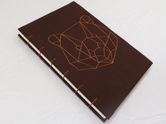 jurnal handmade, legatorie copta, jurnal urs, jurnal coptic, jurnal a5